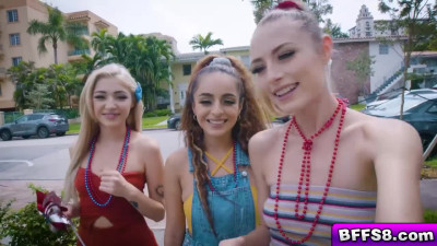 Nola Exico and her besties trying to get the studs vote so they use their hot bodies