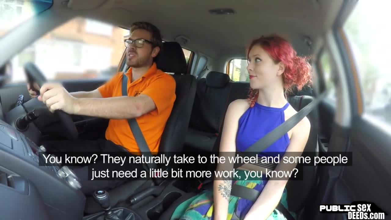 Redhead brit publicly rides driving instructor Free Porn Videos | ePornHot.