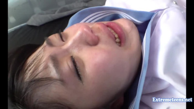 Cute Japanese Schoolgirl Roughly Fucked In The Back Of A Van