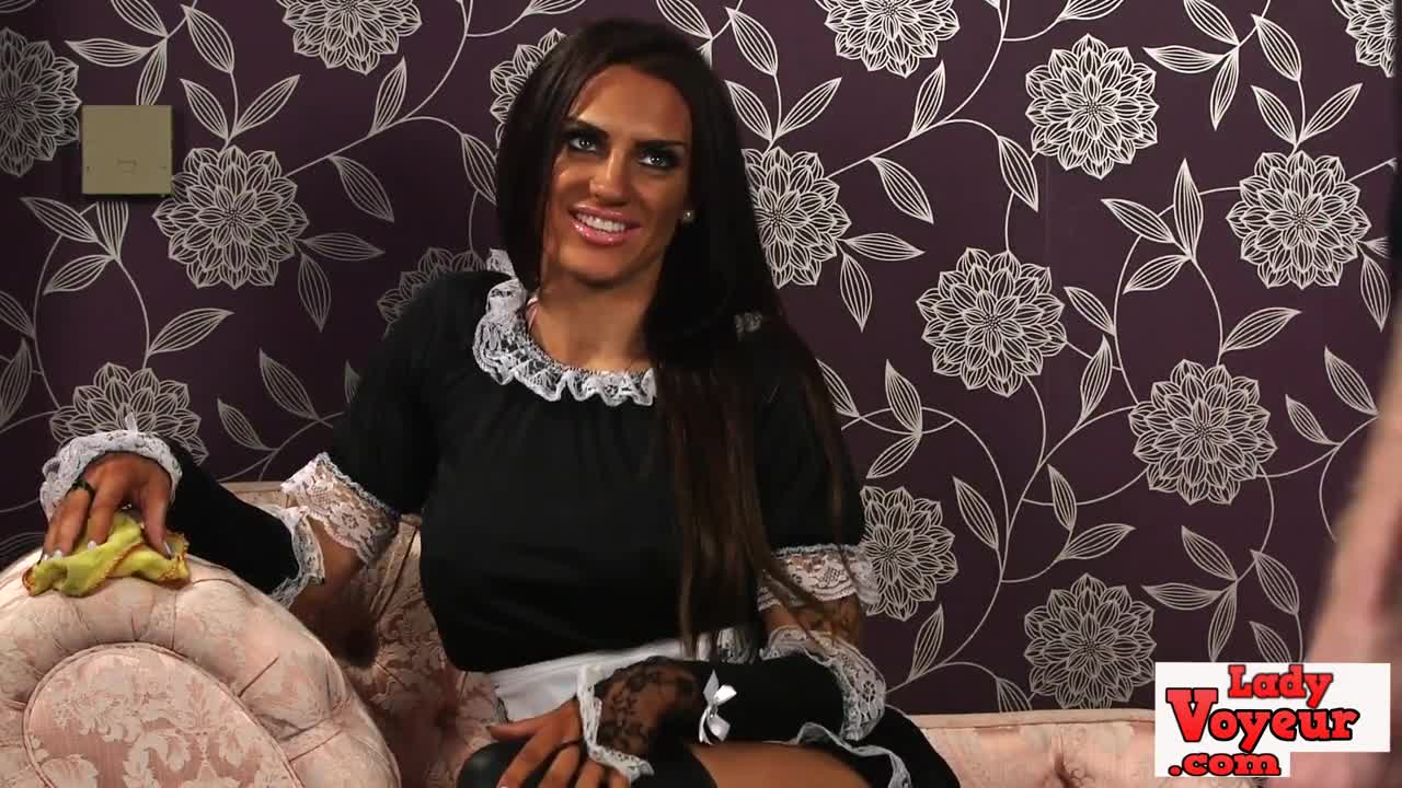 Slutty british maid makes her sub wank Free Porn Videos | ePornHot.