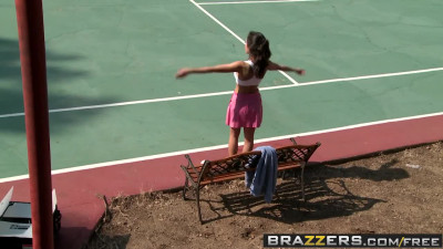 Yurizan Beltran busty ethnic tennis player seduced by the trainer 