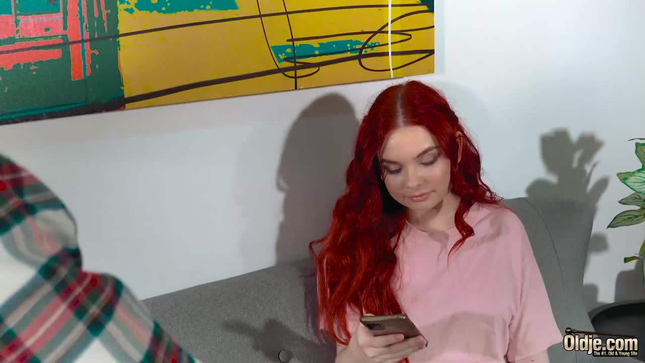 Hot 19yo redhead blowing n swallow blast from grandpa Free Porn Videos | ePornHot.