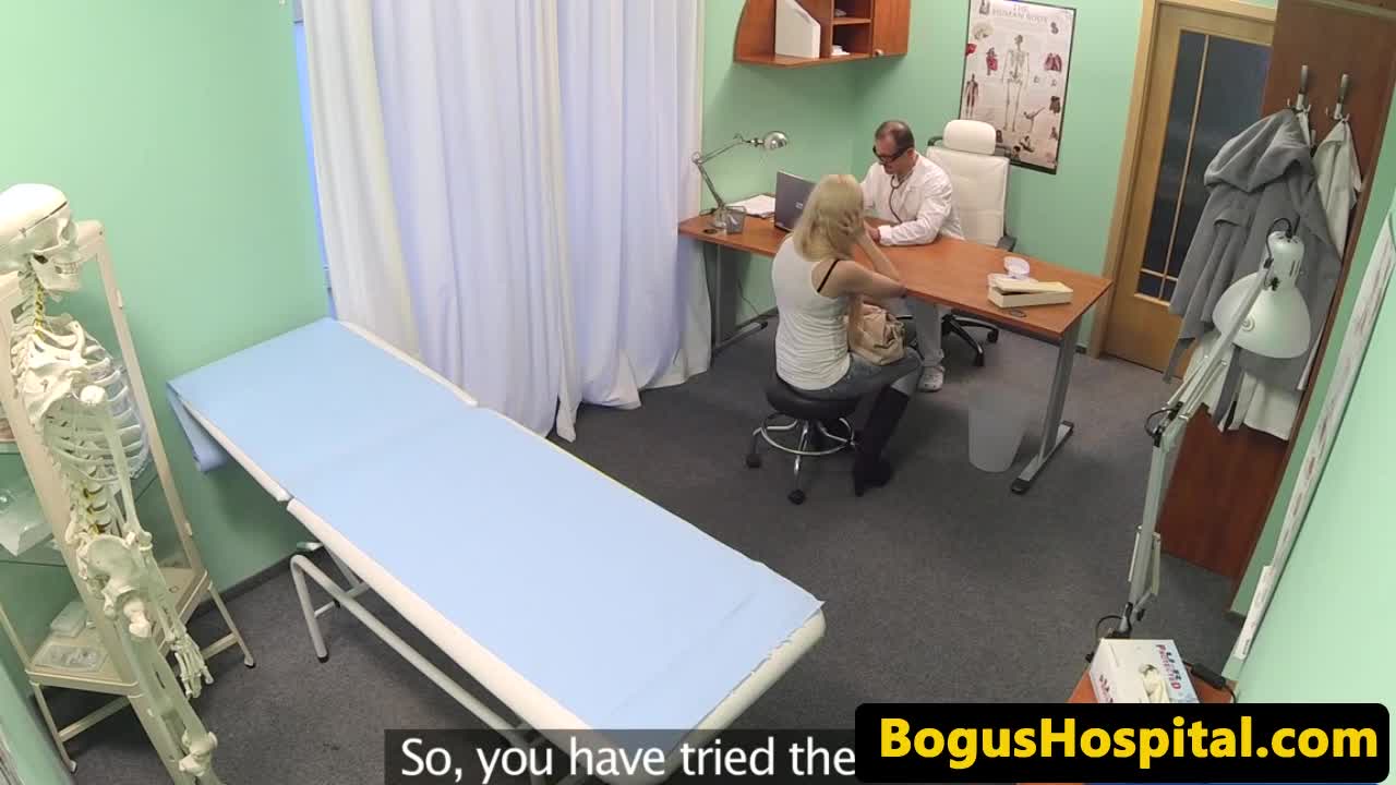 Physician exams blond cutie before blowing and riding  Free Porn Videos | ePornHot.