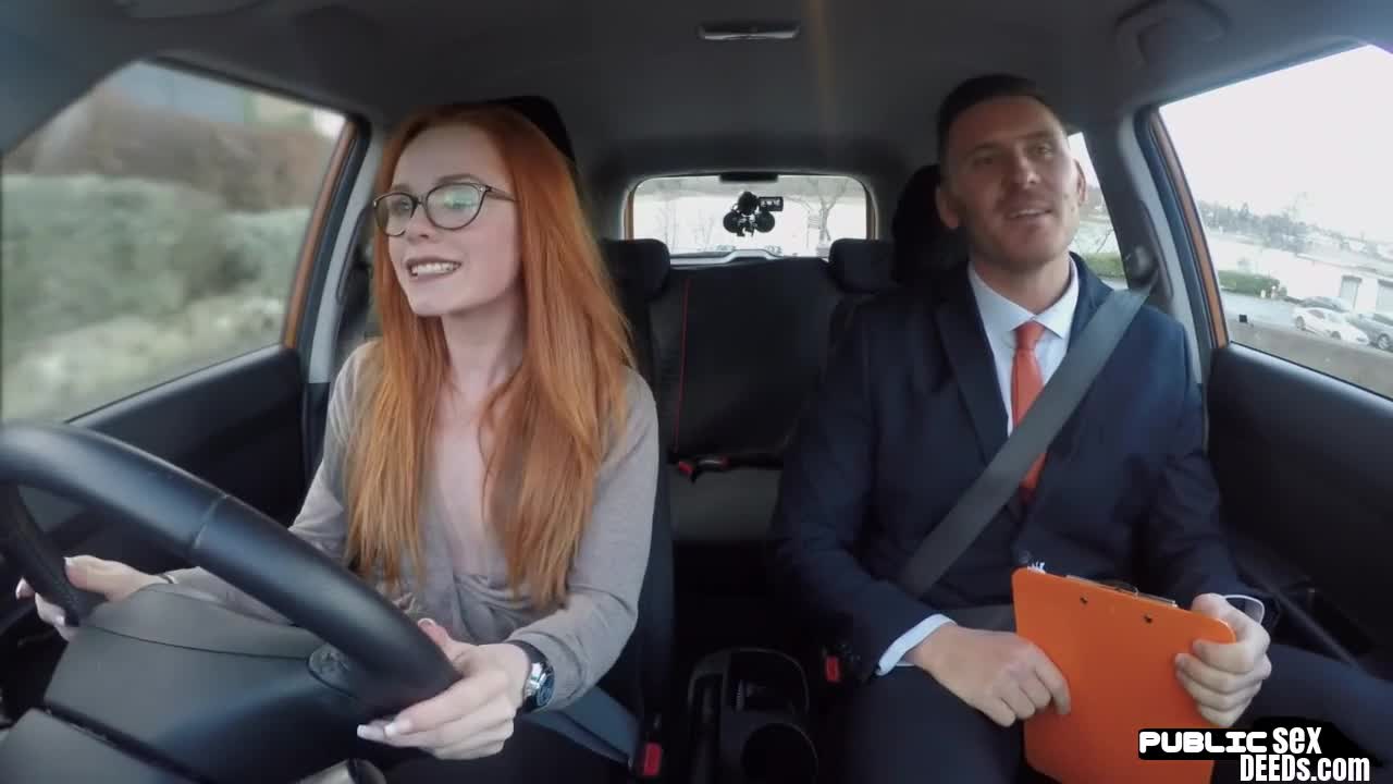 Big ass redhead driver student fucked in the car by perv instructor Free Porn Videos | ePornHot.