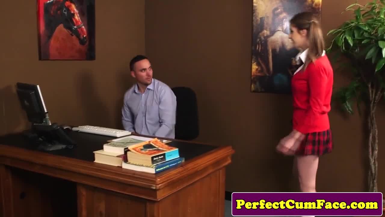 Stella Cox naughty schoolgirl sucking cock at the office  Free Porn Videos | ePornHot.