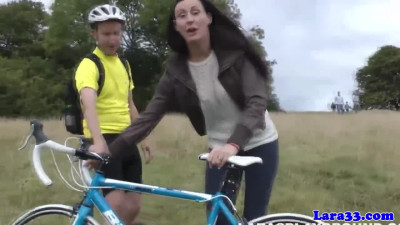 British women fucking a biker