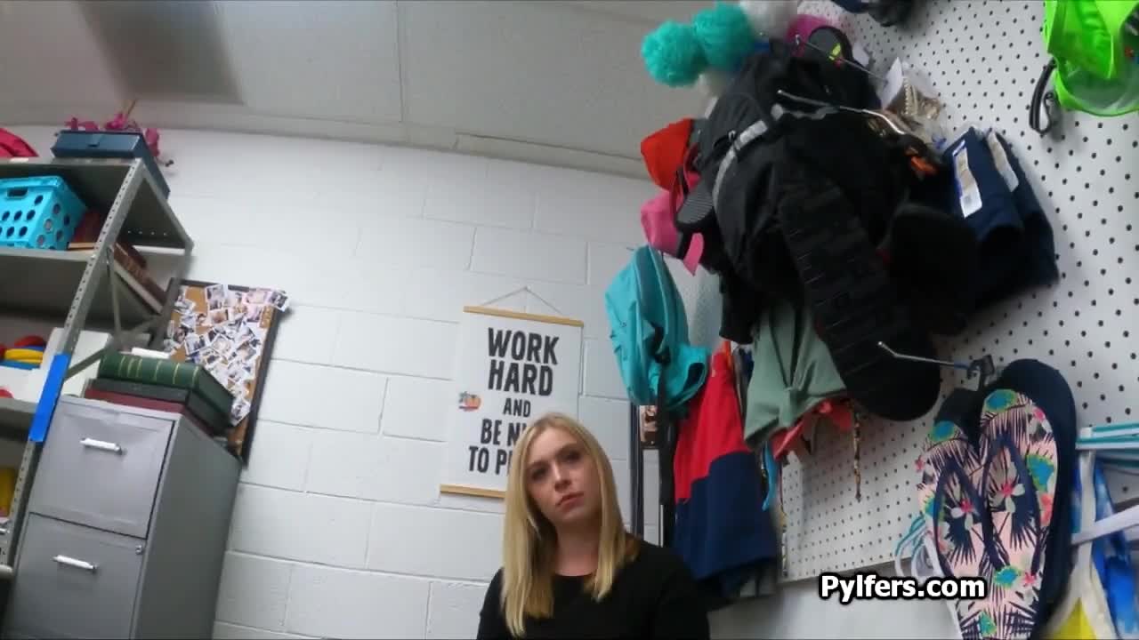 Blonde shoplifter ends up with officer's cock down her throat Free Porn Videos | ePornHot.