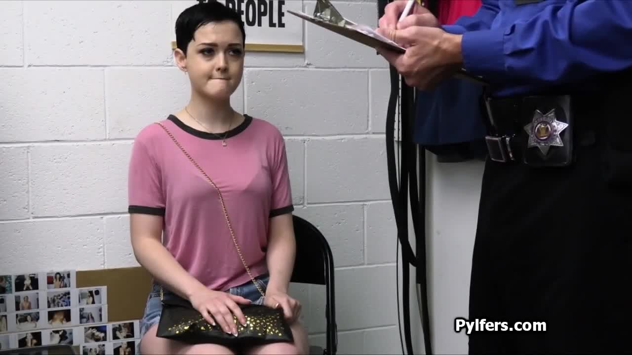 Short haired teen is caught stealing a vibrator Free Porn Videos | ePornHot.