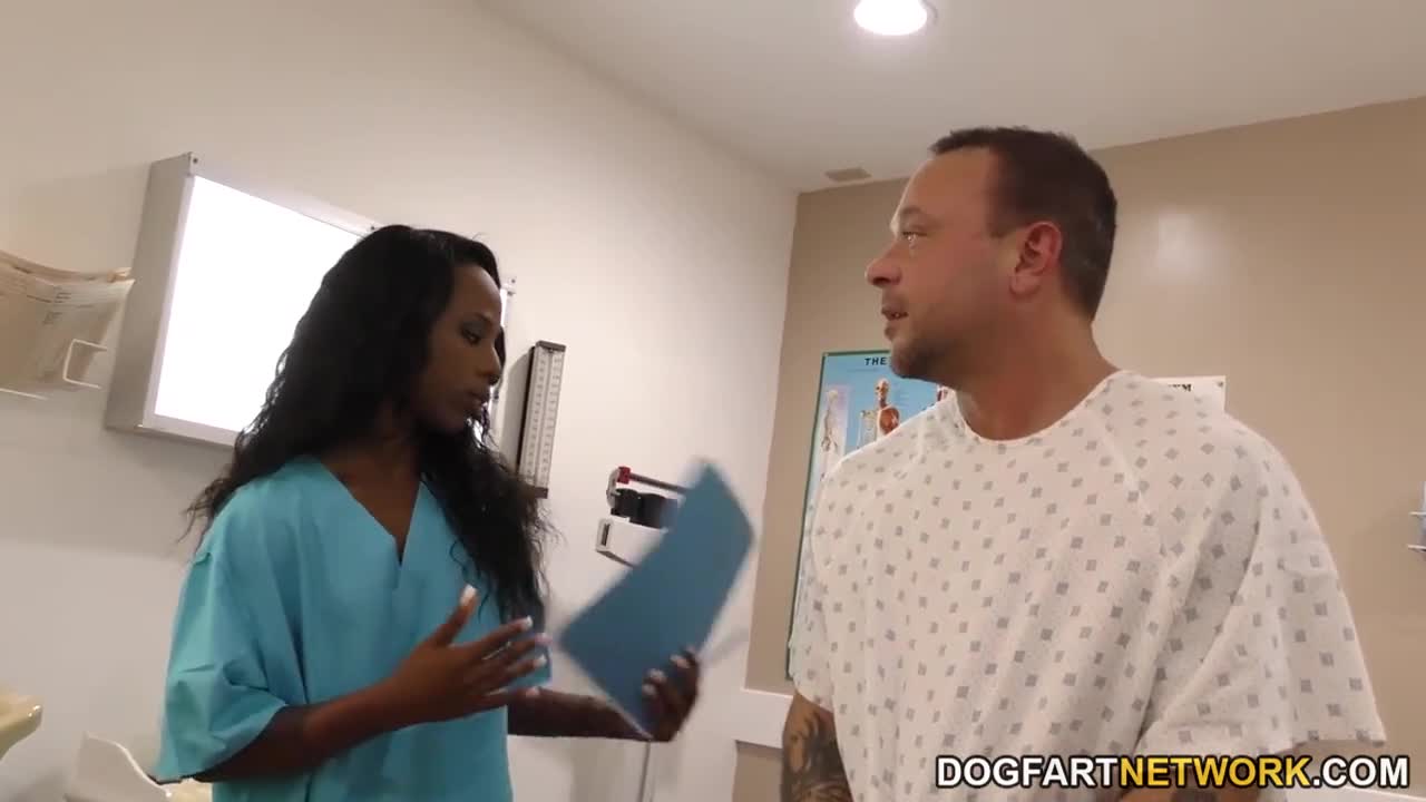 Ebony nurse Sarah Banks ass fucked by the white patient Free Porn Videos | ePornHot.