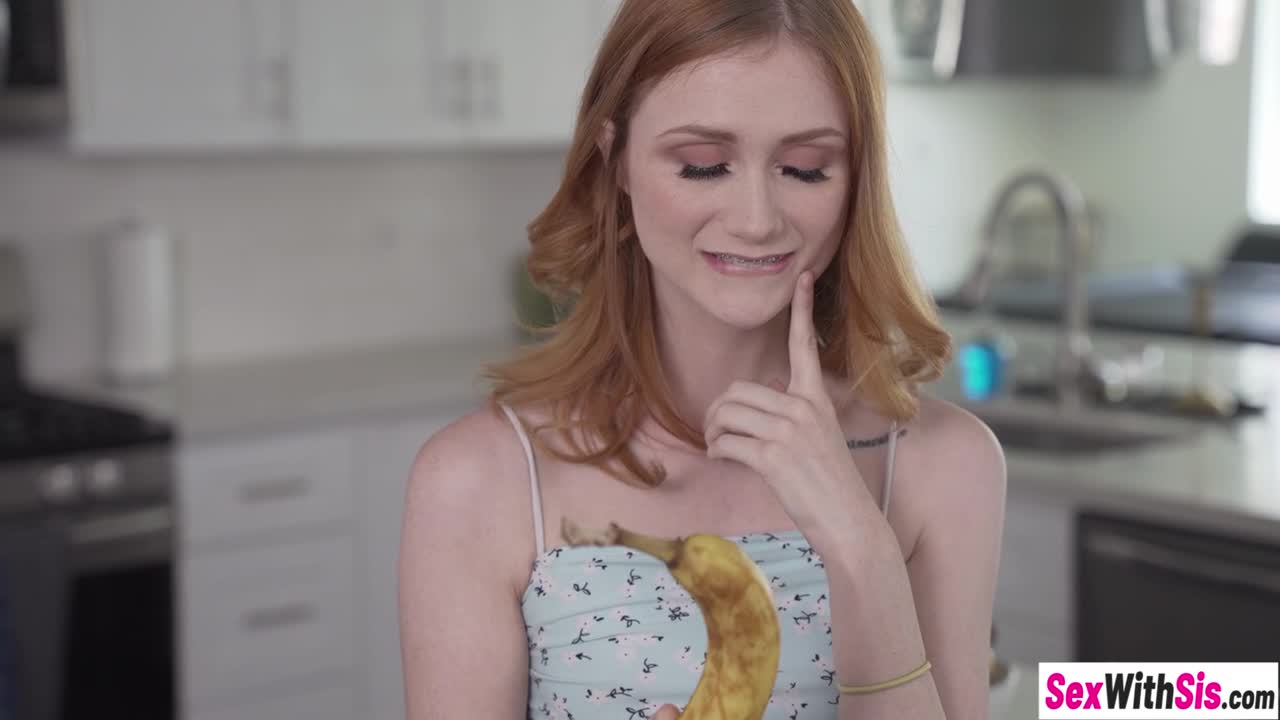 Cute redhead stepsister ends up riding stepbrother's cock Free Porn Videos | ePornHot.