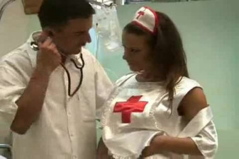 Hot nurse anal fucked by doctor