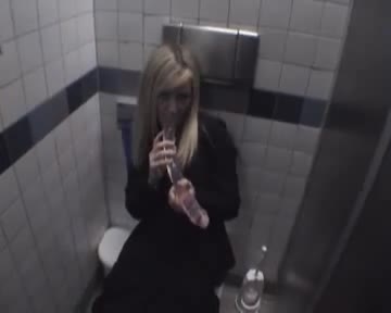 Hot German lesbians dildoing in public washroom Free Porn Videos | ePornHot.