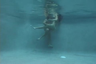 Stunning busty teen in underwater sex