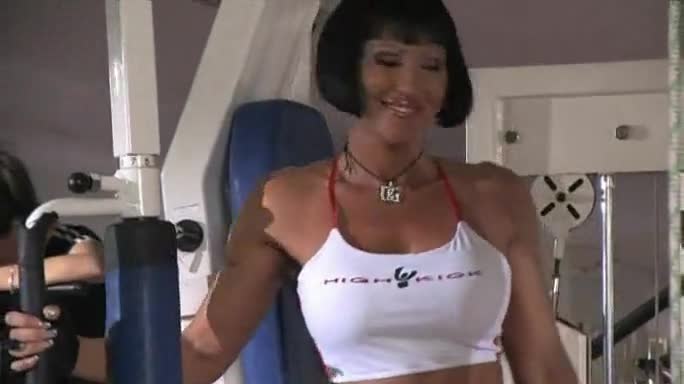 Hot brunette milf getting threedome sex in the gym Free Porn Videos | ePornHot.