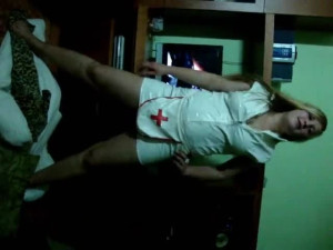 My Gf dress up as nurse